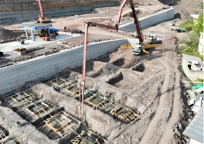 總投資4億元！食品產(chǎn)業(yè)園配套基礎(chǔ)設(shè)施項(xiàng)目施工現(xiàn)場(chǎng)