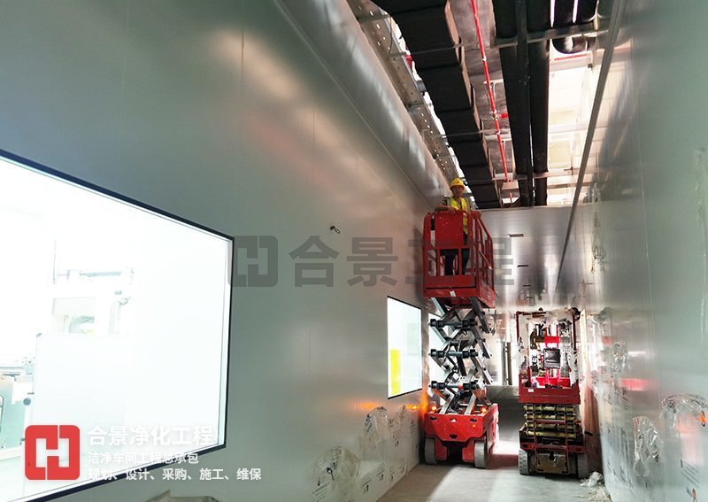 鋰電池?zé)o塵車間廠房建設(shè)施工中 鋰電池?zé)o塵車間廠房建設(shè)施工中