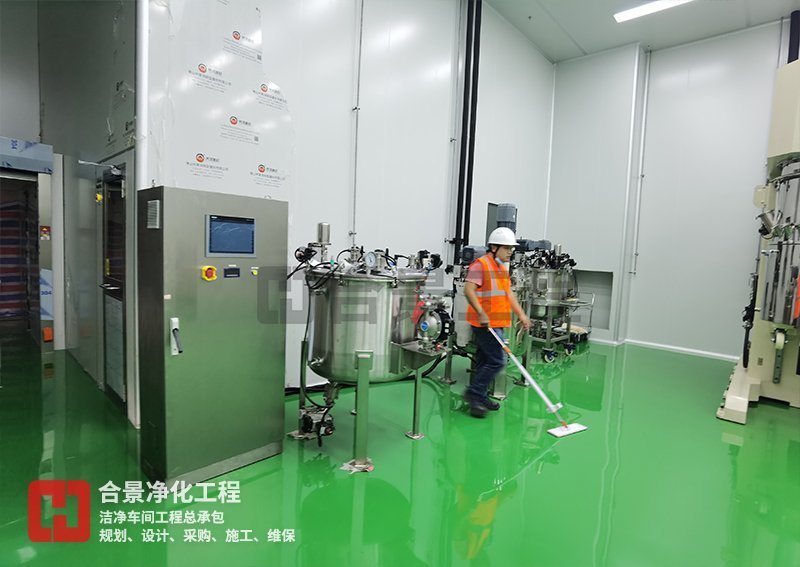 鋰電池?zé)o塵車間廠房建設(shè)施工中 鋰電池?zé)o塵車間廠房建設(shè)施工中